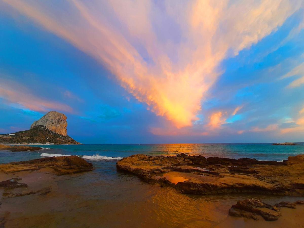 Atico Calpe Primera Linea De Playa Dış mekan fotoğraf