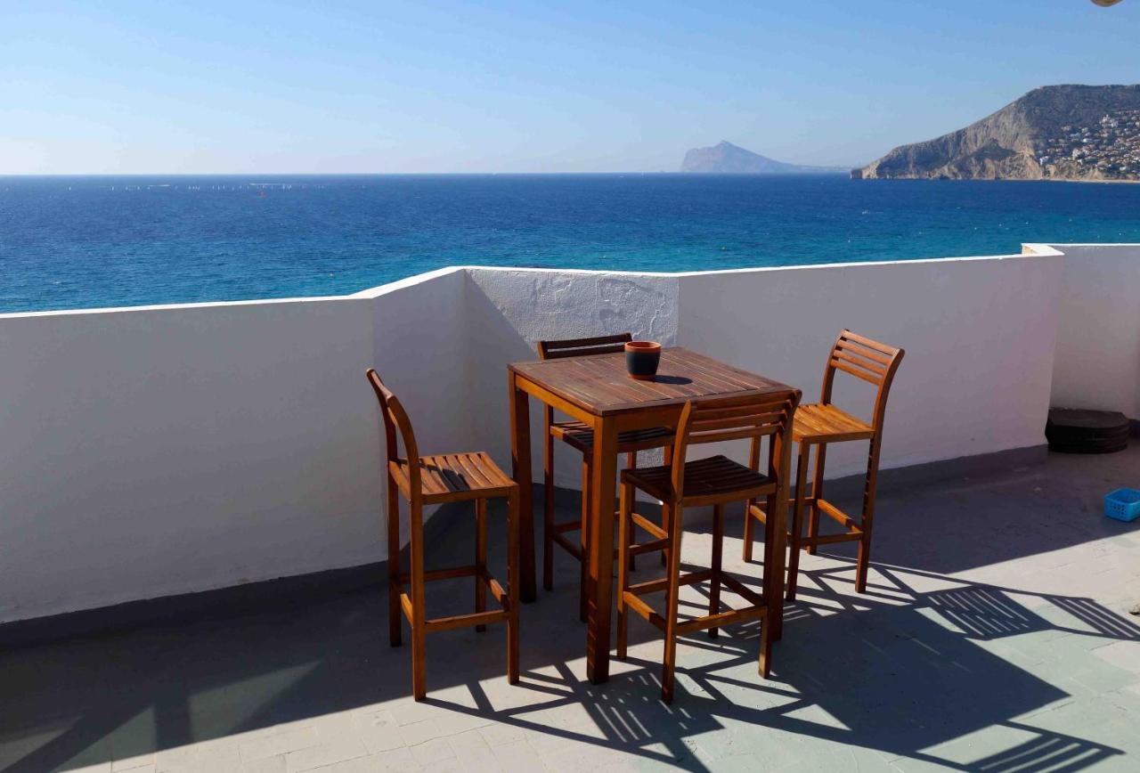 Atico Calpe Primera Linea De Playa Dış mekan fotoğraf