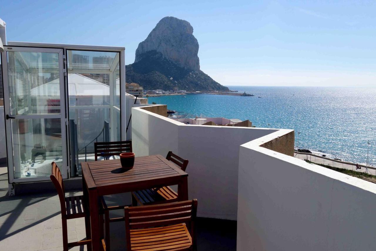 Atico Calpe Primera Linea De Playa Dış mekan fotoğraf